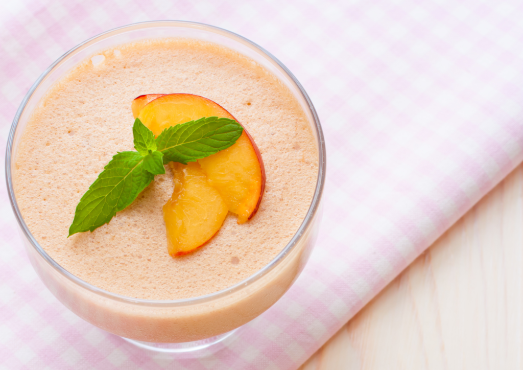 Mousse à la pêche