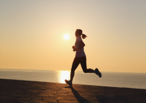 Courir à jeun