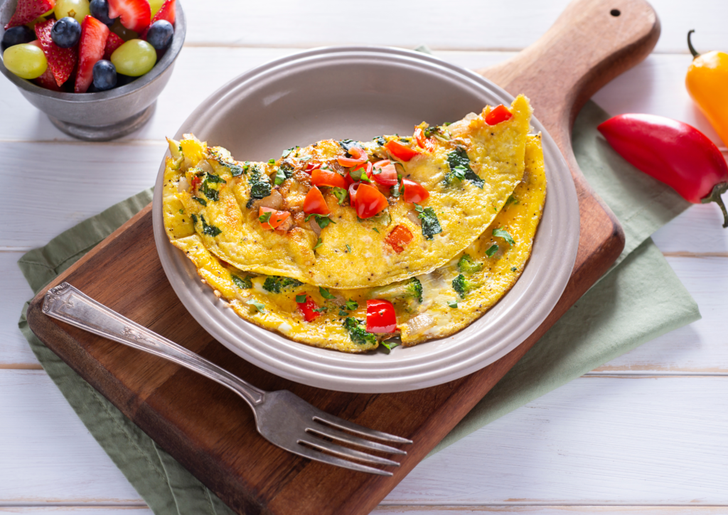 Recette omelette legumes
