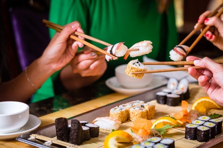 faux amis minceur - sushis - LMP Santé