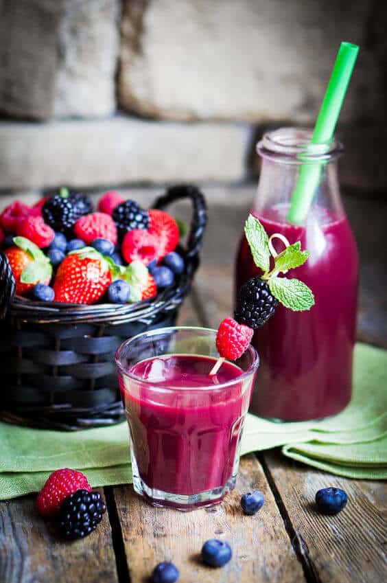 recette smoothies - fruits rouges pour vaincre la cellulite - LMP Santé