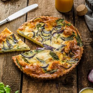 LMP Santé - quiche aux poireaux sans pâtes