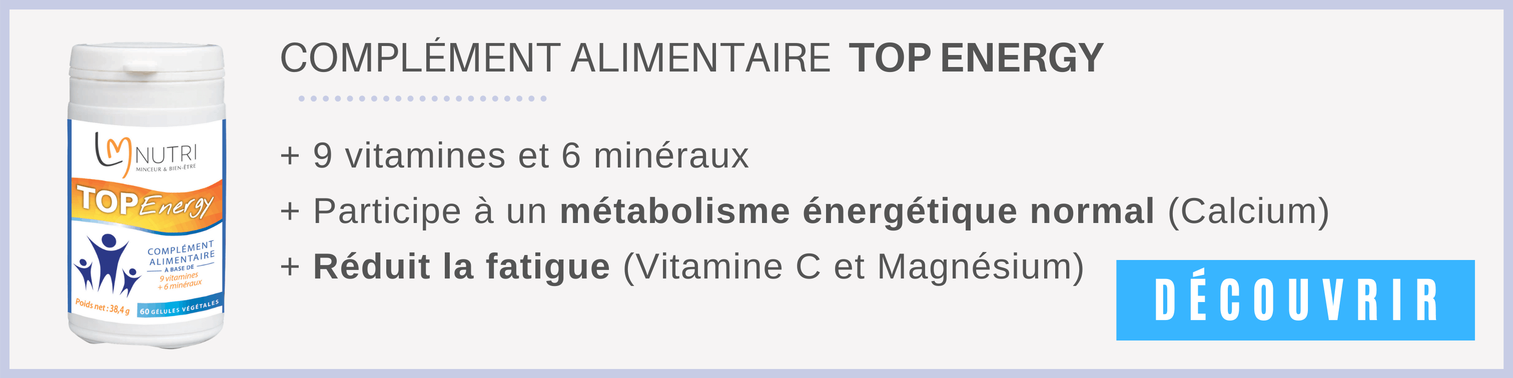 Remèdes pour réduire la fatigue : le TOP Energy