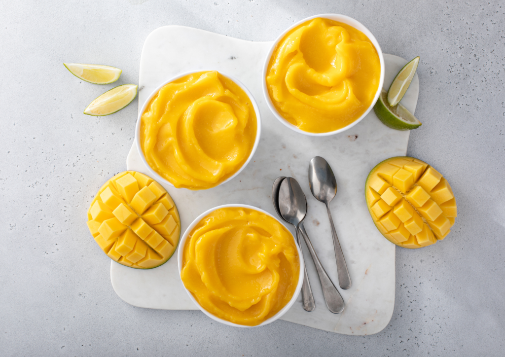 Crème de mangue légère