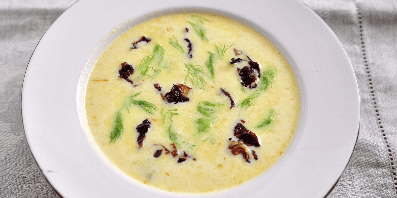Visuel d'une soupe détox Velouté au fenouil par LMP Santé LMP Santé