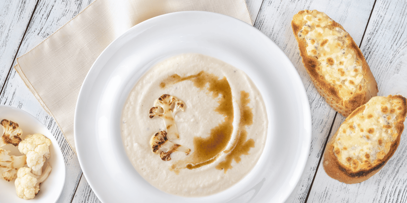 Visuel d'une soupe détox Soupe de chou-fleur au curry par LMP Santé LMP Santé