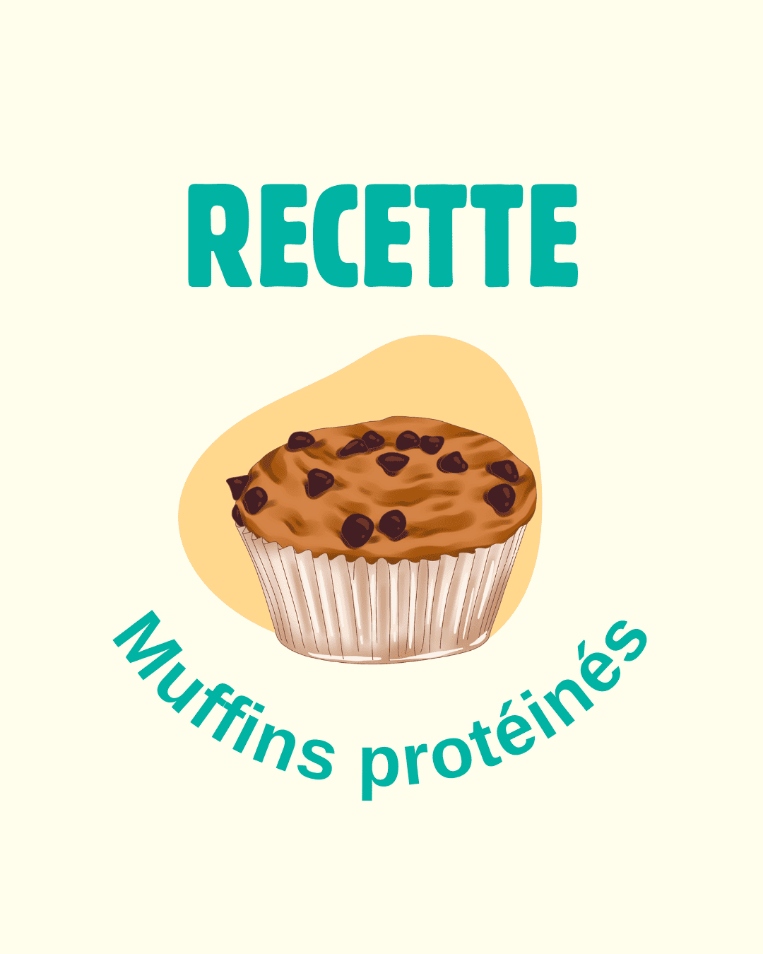 Visuel illustratif de muffin protéiné