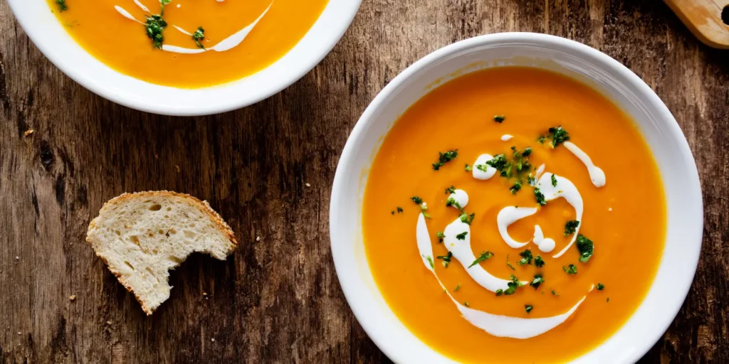 Soupe de potimarron et carottes